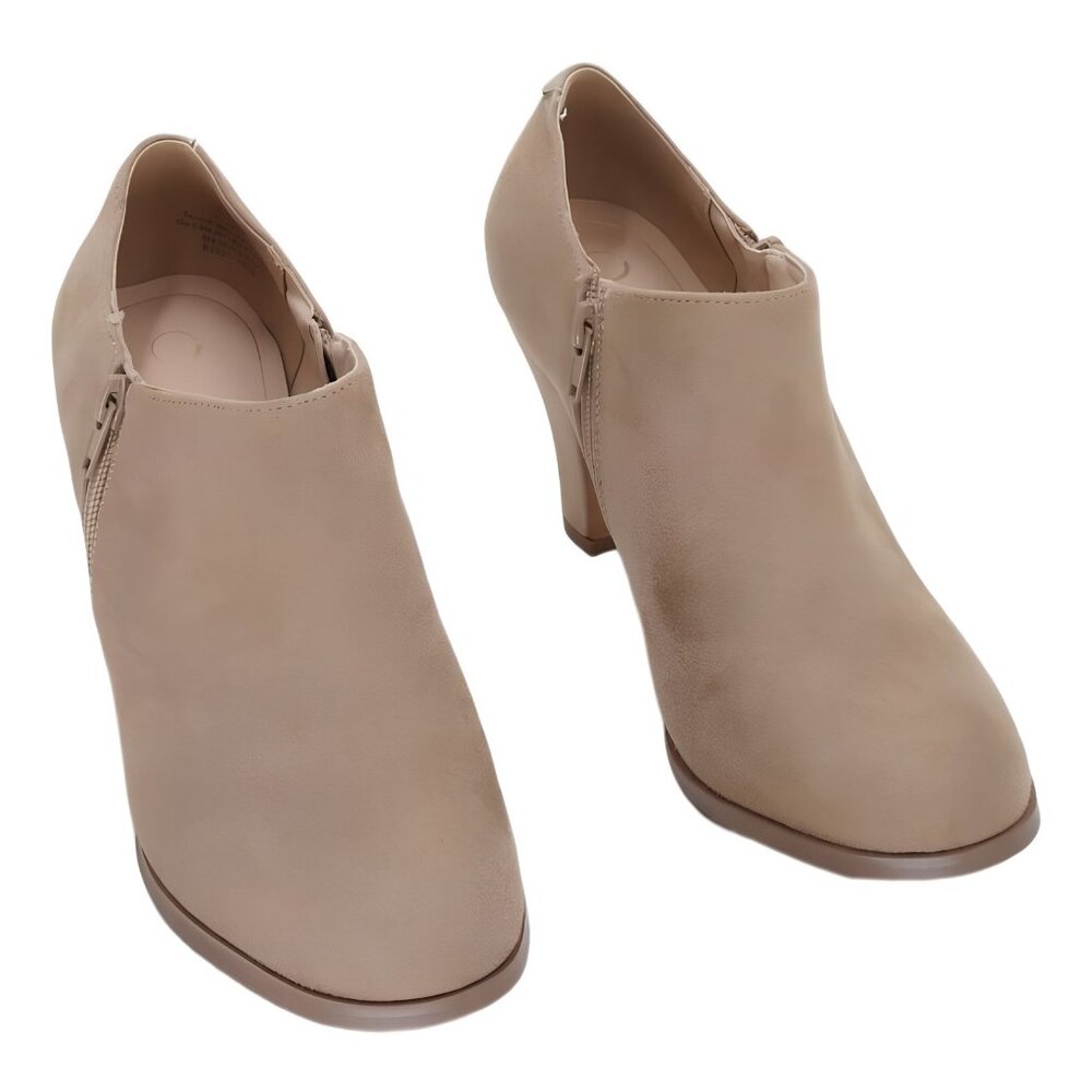 Journee Collection Sanzi Booties Taupe Brown US 8M EU 38.5